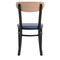 Flash Furniture Blue Vinyl Dining Chairs - Natural Wood Backs, 2PK 2-XU-DG6V5BLV-NAT-GG - alternate 3